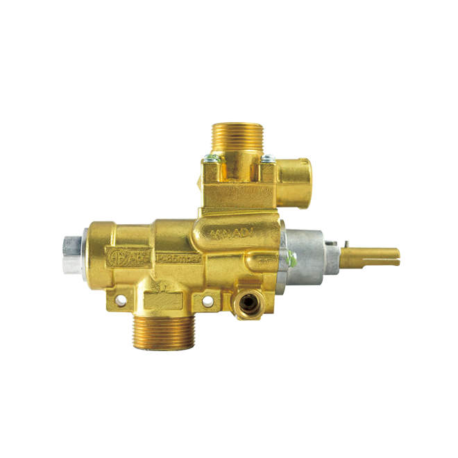 A63V Safety Valve with Pilot for Wok Range/Braising Pan Alpha Brass Controls