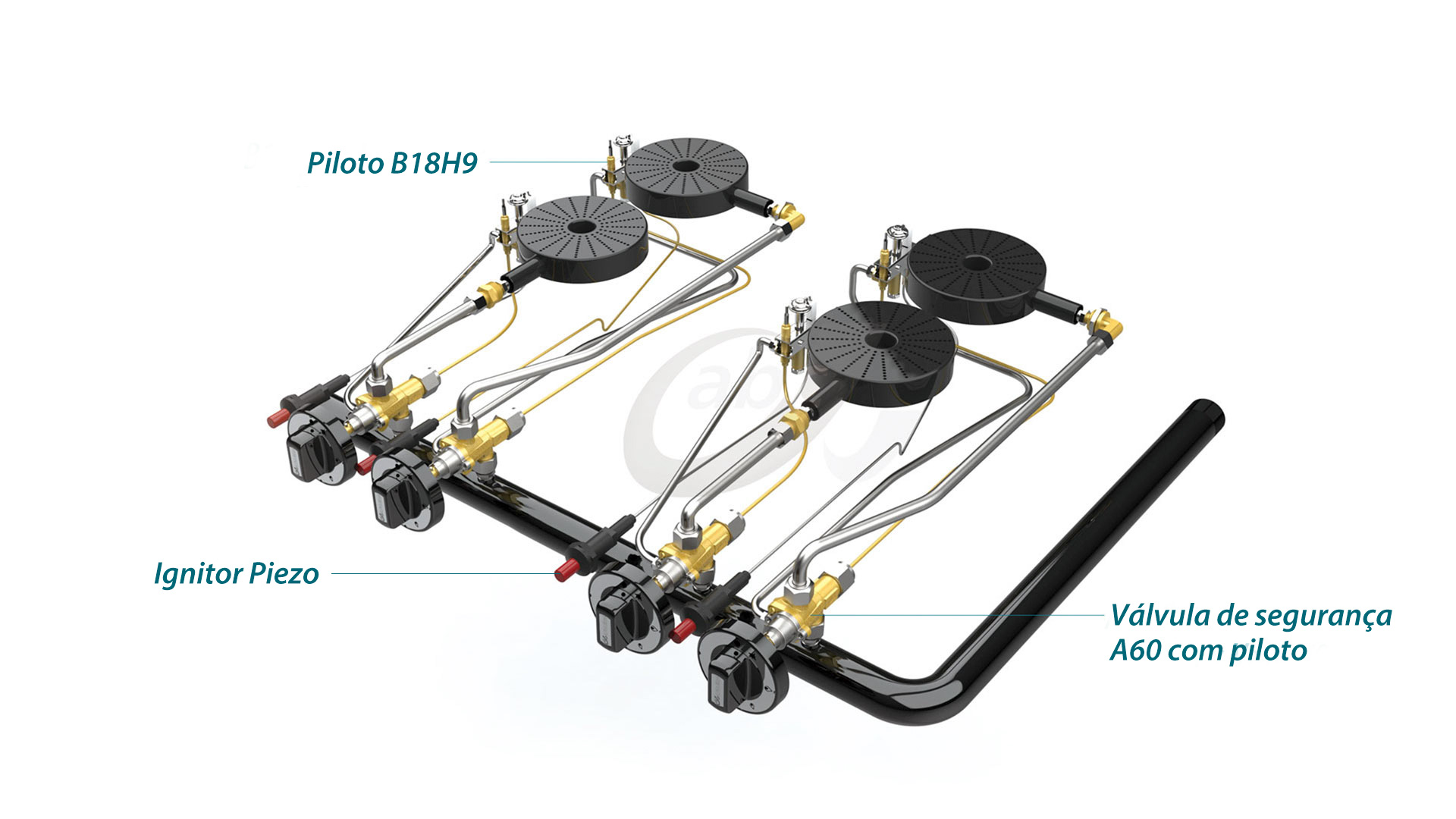 A60 safety valve is adopted in the European type range