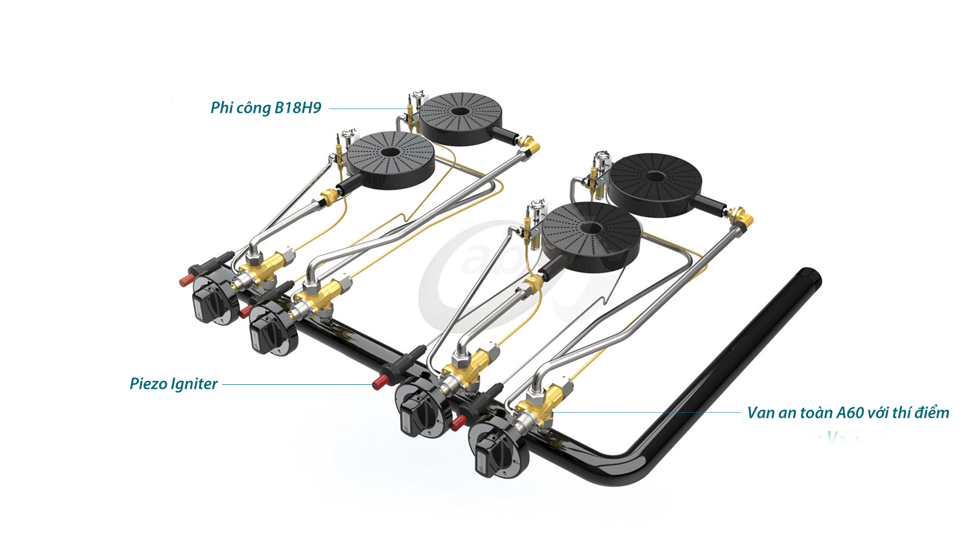 A60 safety valve is adopted in the European type range