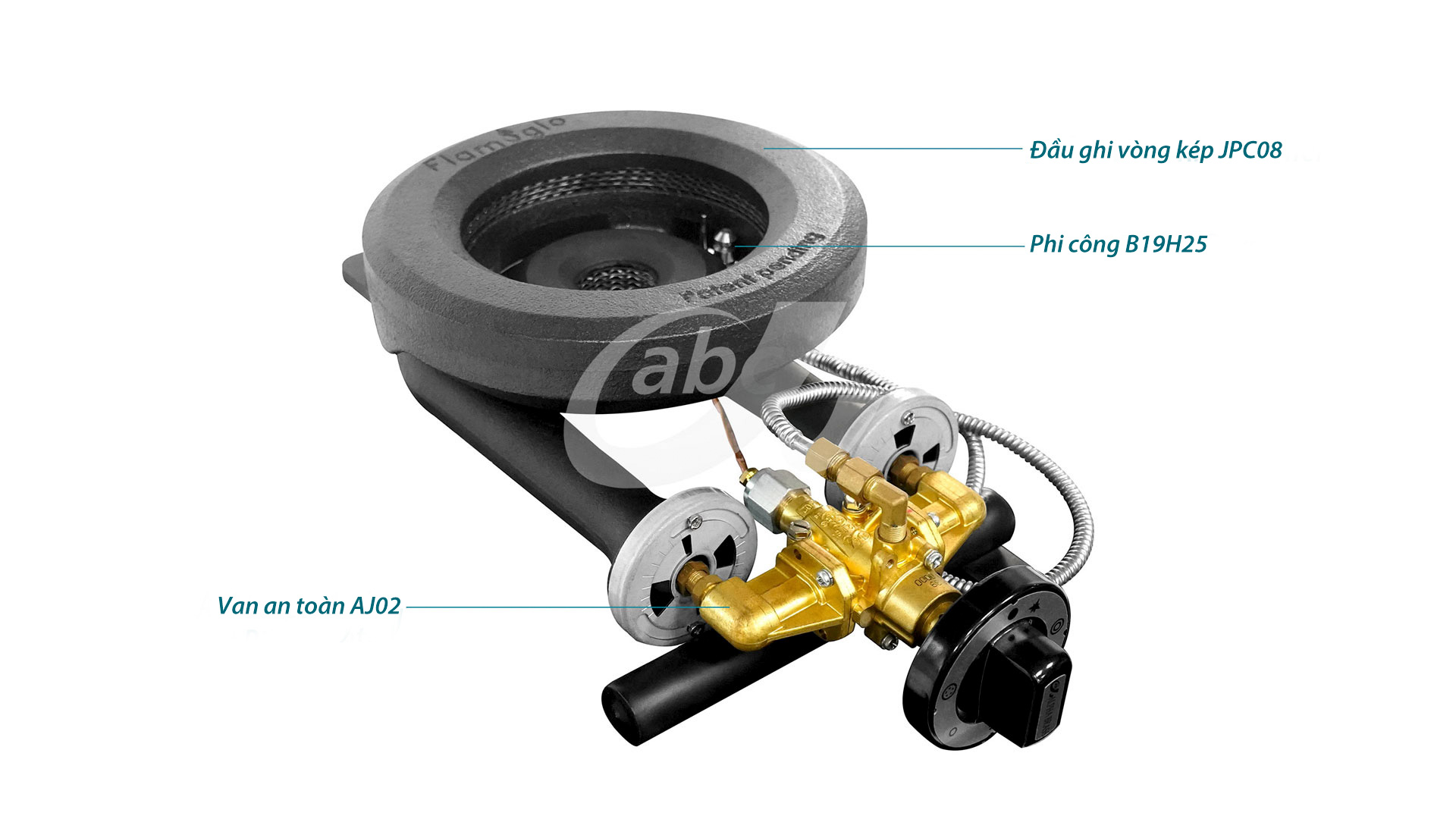 Dual Ring Burner Range Solution - Inlet & Two Outlets Safety Valve